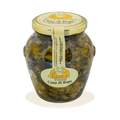 Vaso di Cime di Rapa pugliesi sott'olio in Olio Extravergine d'Oliva dell'Azienda Agricola Sapori di Casa, selezione Borgo Calvera.