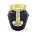Vaso di Confettura Extra di Uva artigianale pugliese a filiera corta dell'Azienda Agricola Sapori di Casa, selezione Borgo Calvera.