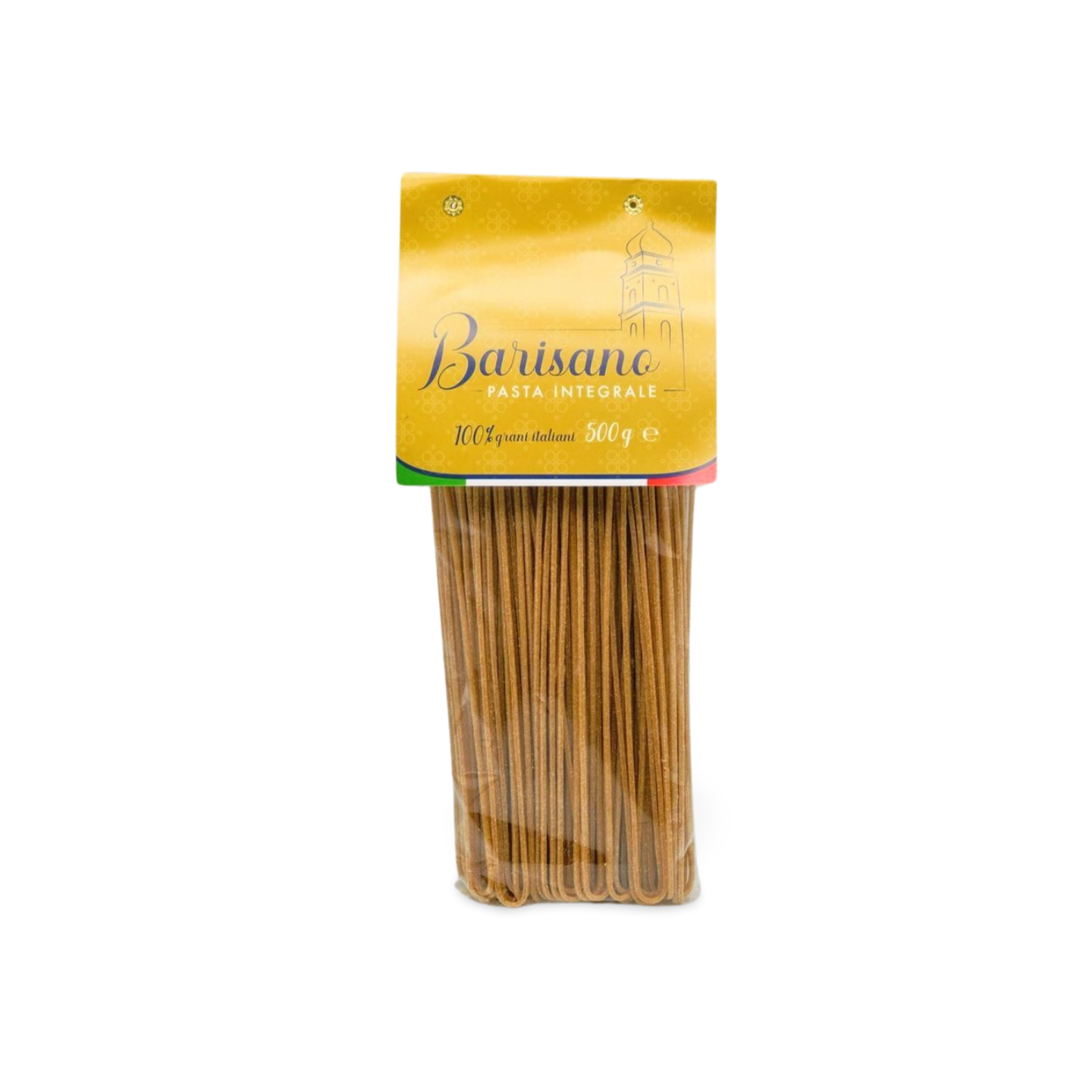 Confezione artigianale da 500g di pasta Spaghetti Quadri Integrali trafilati al bronzo Pasta Barisano – Borgo Calvera