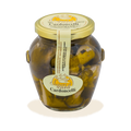 Vaso di Funghi Cardoncelli della Murgia in Olio Extravergine d'Oliva dell'Azienda Agricola Sapori di Casa, selezione Borgo Calvera.