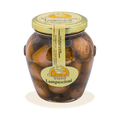 Vaso di Lampascioni selvatici pugliesi sott'olio in Olio Extravergine d'Oliva dell'Azienda Agricola Sapori di Casa, selezione Borgo Calvera.