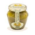 Vaso di Paté di Carciofi artigianale in Olio EVO dell'Azienda Agricola Sapori di Casa in Puglia, selezione Borgo Calvera.