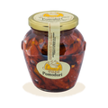 Vaso di Pomodori Secchi essiccati al sole in Olio Extravergine d'Oliva dell'Azienda Agricola Sapori di Casa in Puglia, selezione Borgo Calvera.