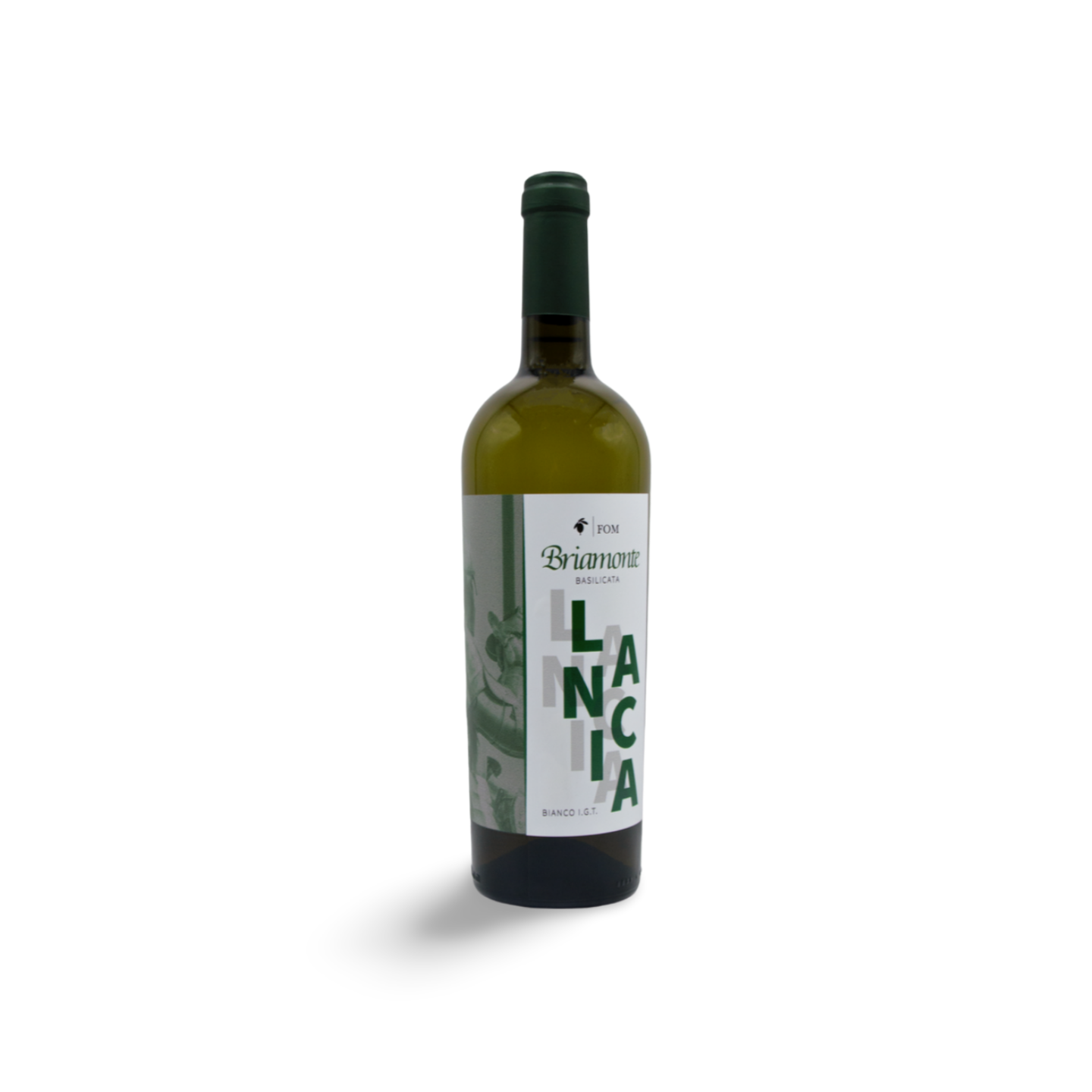 Bottiglia di vino bianco minerale Briamonte IGT Lancia del Frantoio Marsico di Stigliano – Borgo Calvera