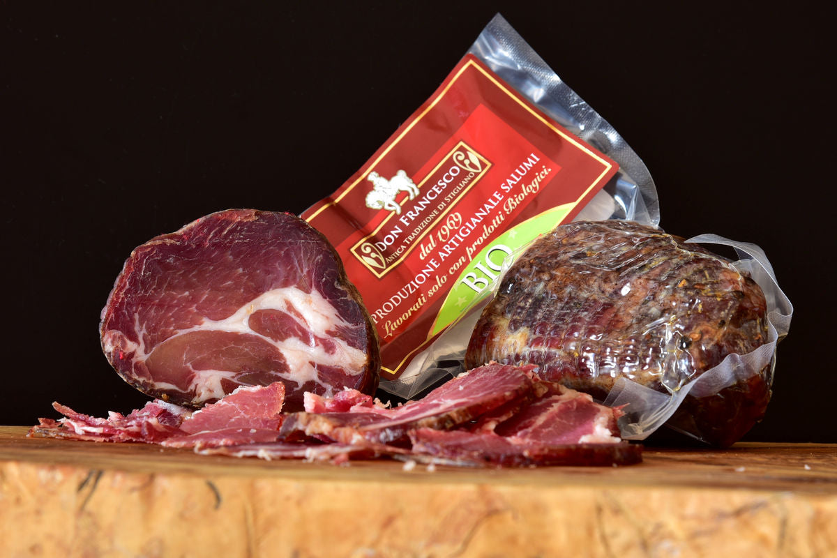 Capocollo Lucano Biologico Artigianale – Don Francesco (Trancio)