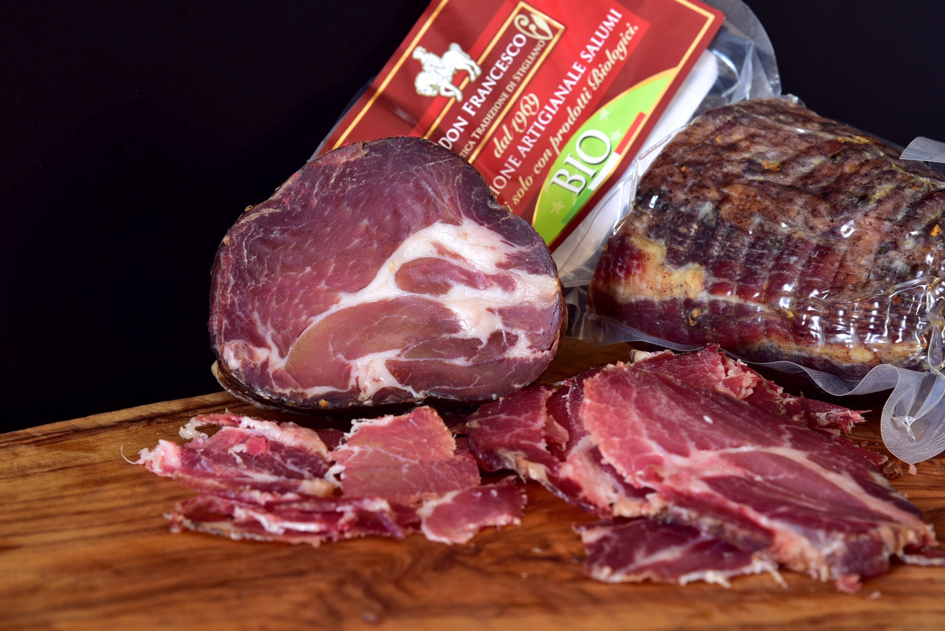 Capocollo Lucano Biologico Artigianale – Don Francesco (Trancio)