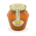 Vaso di Confettura Extra di Albicocche a filiera corta dell'Azienda Agricola Sapori di Casa, coltivata e trasformata in Puglia, selezionata da Borgo Calvera.