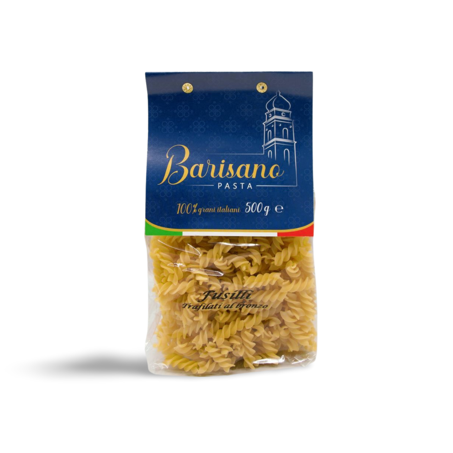 Confezione artigianale da 500g di pasta Fusilli trafilati al bronzo Pasta Barisano – Borgo Calvera