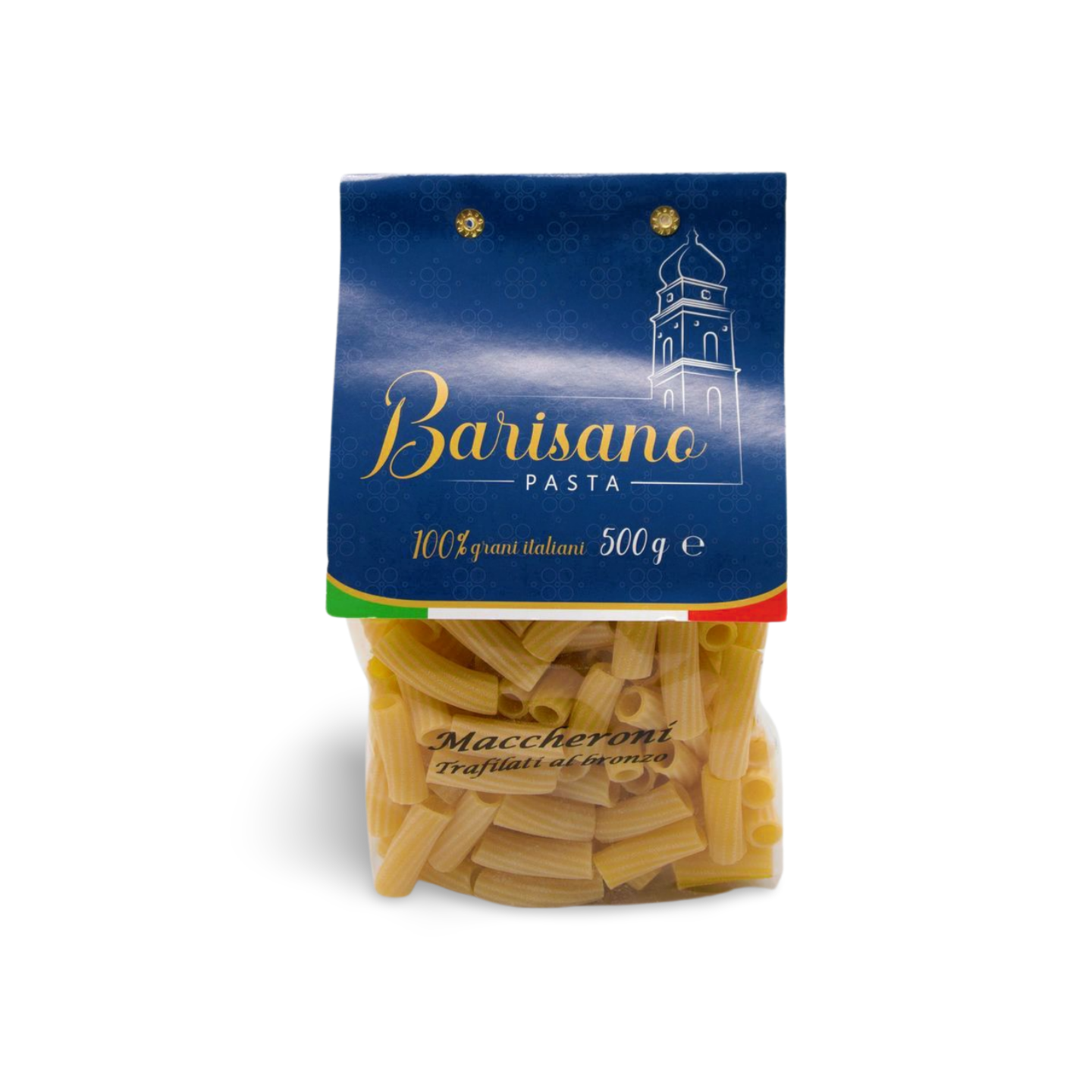 Confezione artigianale da 500g di pasta Maccheroni trafilati al bronzo Pasta Barisano – Borgo Calvera
