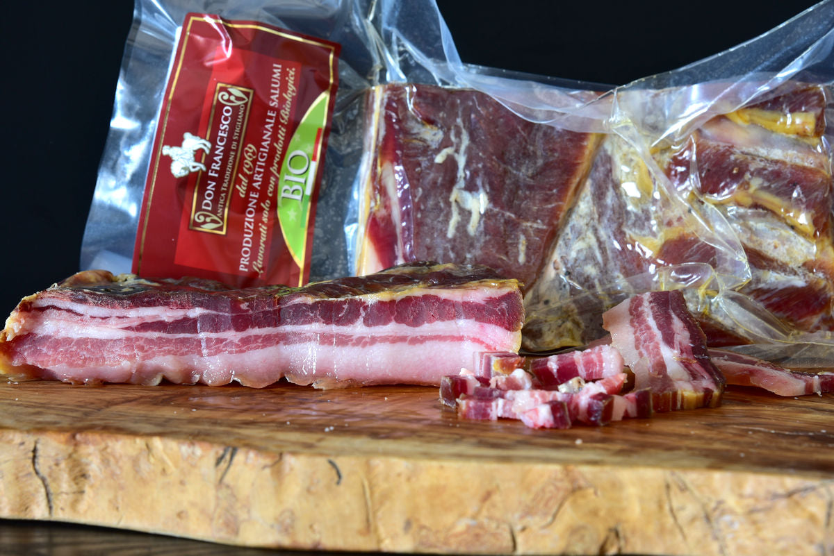 Pancetta Lucana Biologica Artigianale – Don Francesco (Trancio)