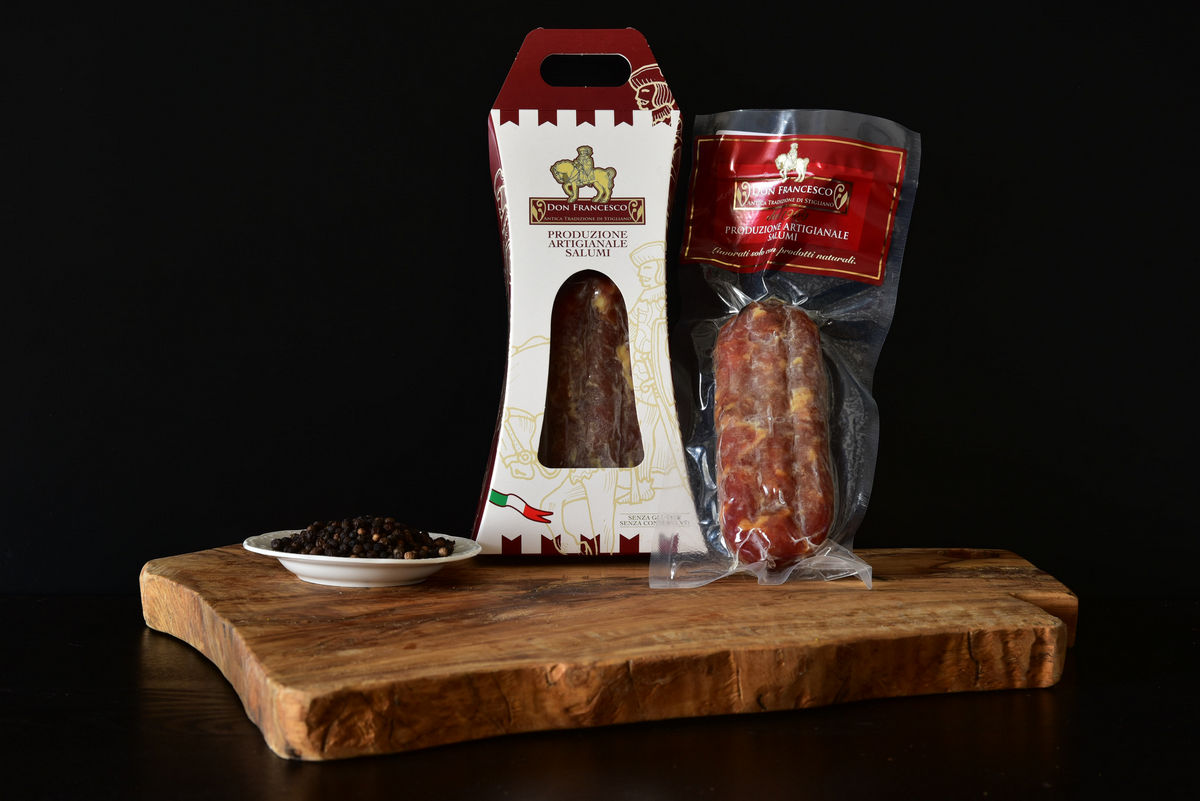 Soppressata lucana artigianale dolce di Stigliano Don Francesco - Borgo Calvera