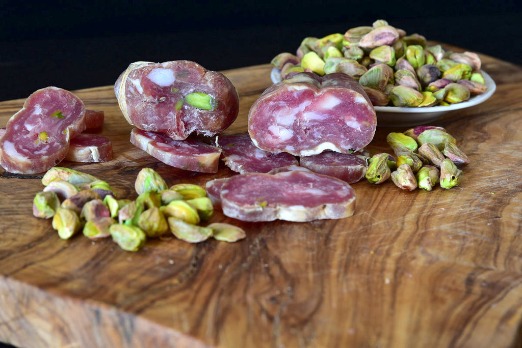 Soppressata artigianale con Pistacchio di Stigliano Don Francesco - Borgo Calvera